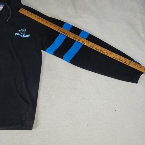 Carolina Panthers Jacket Size Medium NFL Football 1/4 Zip Gray Sweater Pullover - Picture 10 of 16